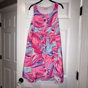 NWOT Lilly Pulitzer Jackie Silk Shift Dress in Magenta Oh My Guava